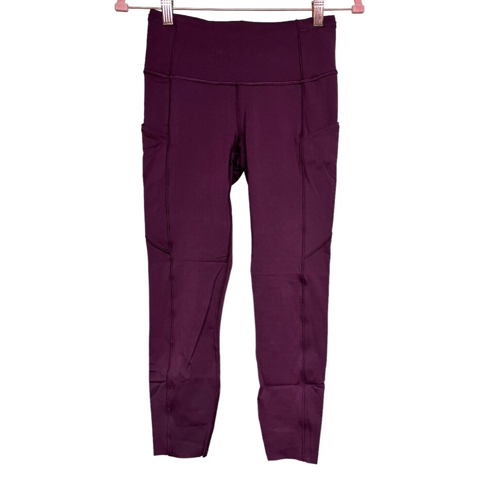Lululemon Fast Free Tight II 25” *Non Reflective Nulux Cassis Women’s Size 6